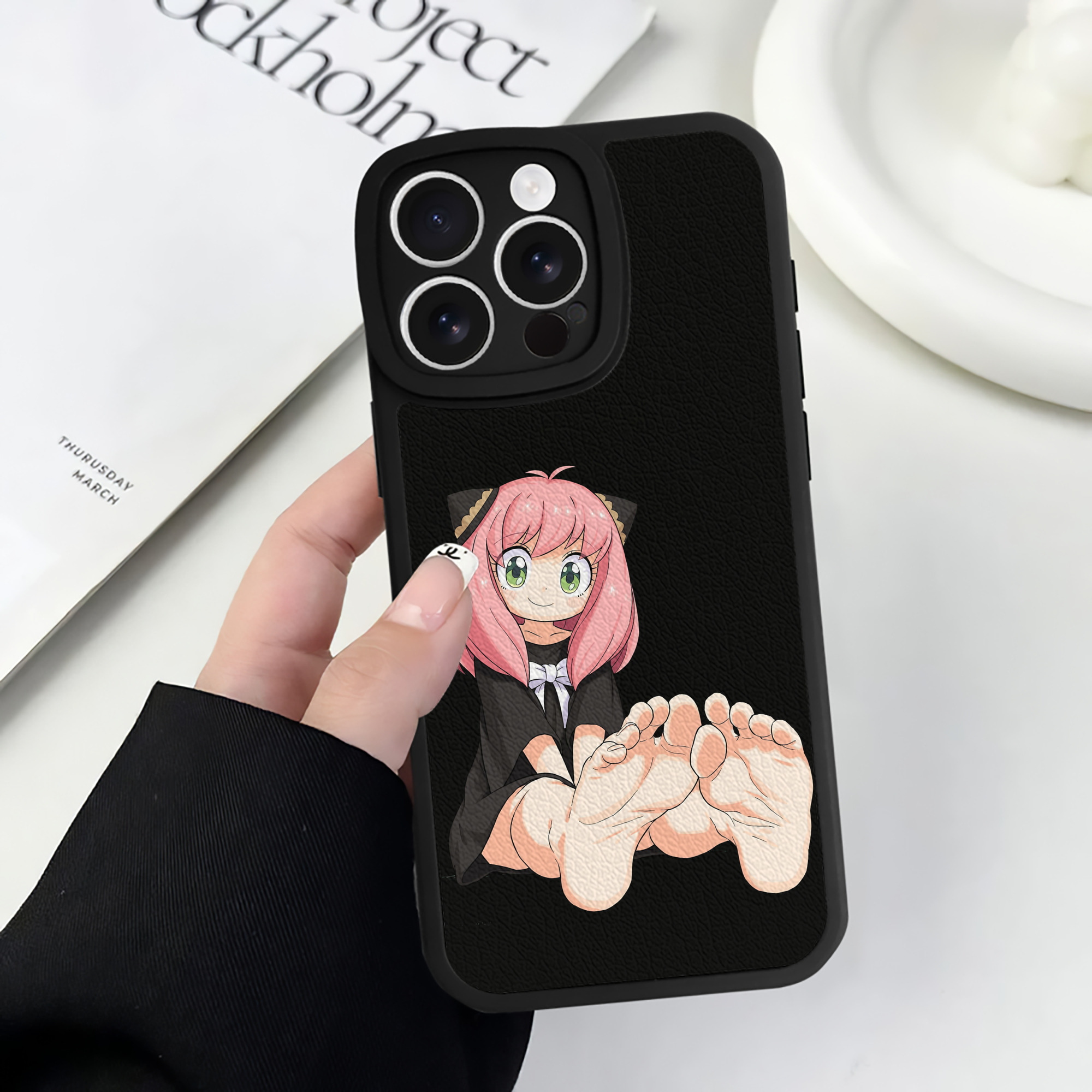 （画像用） SPY×FAMILY间谍家家酒 【iPhone 16シリーズ対応】シリコンスマホケース（レザー調） 材質：シリコン